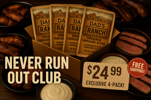 Never Run Out Club - 4-Pack (Subscription)