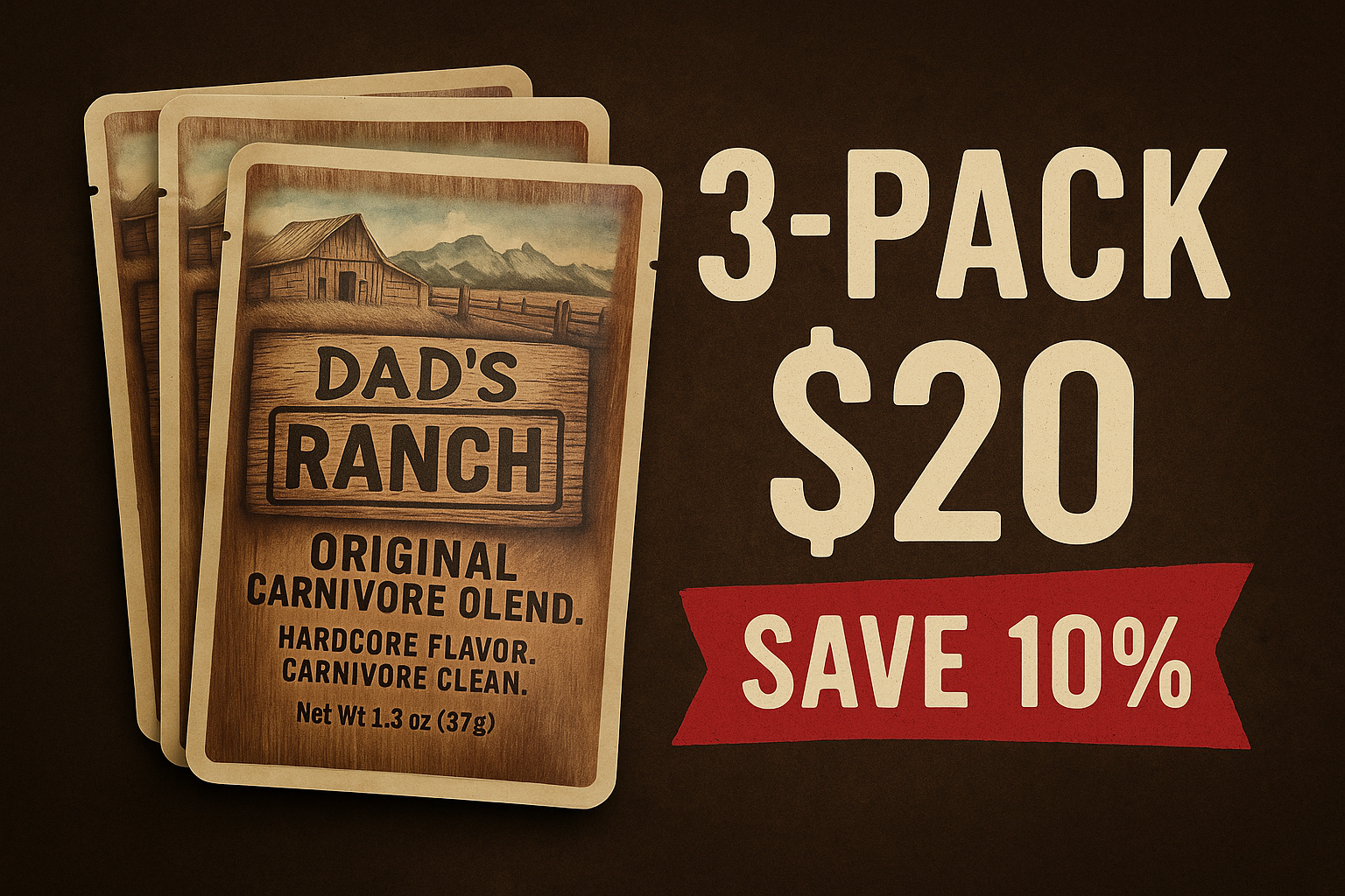 Dad’s Ranch – Clean Ranch Dip Mix (Carnivore • Keto • Low Carb)